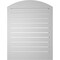 Ekena Millwork Arch Top Surface Mount PVC Gable Vent: Non-Functional, w/2"W x 1-1/2"P Brickmould Frame, 26"W x 32"H GVPAR26X3202SN - alternate 2